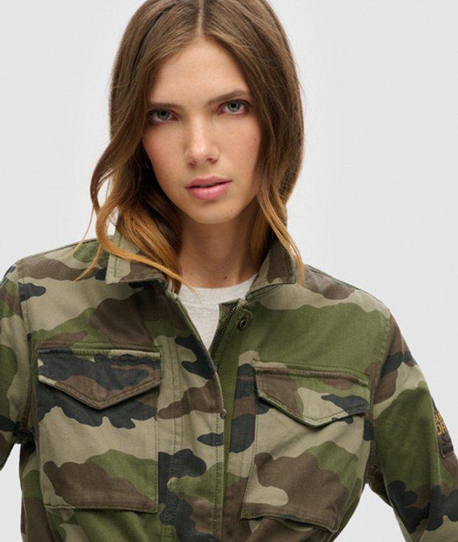 Superdry Embroidered M65 Military Jacket in Green Lyst