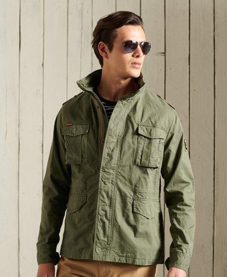 Superdry Leather Rookie Field Jacket in Green for Men - Save 80% -  tebhayat.com