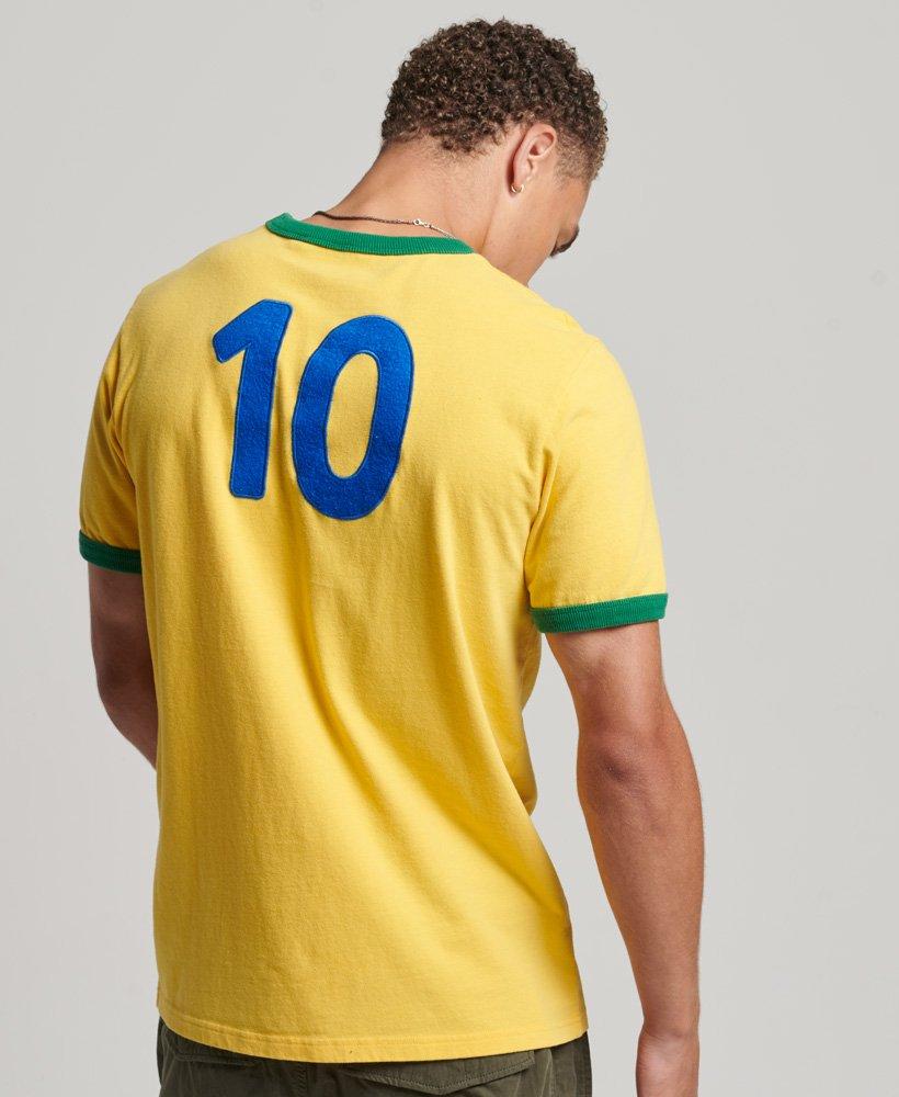 Superdry Ringspun Football Brazil Matchday T-shirt Yellow / Springs