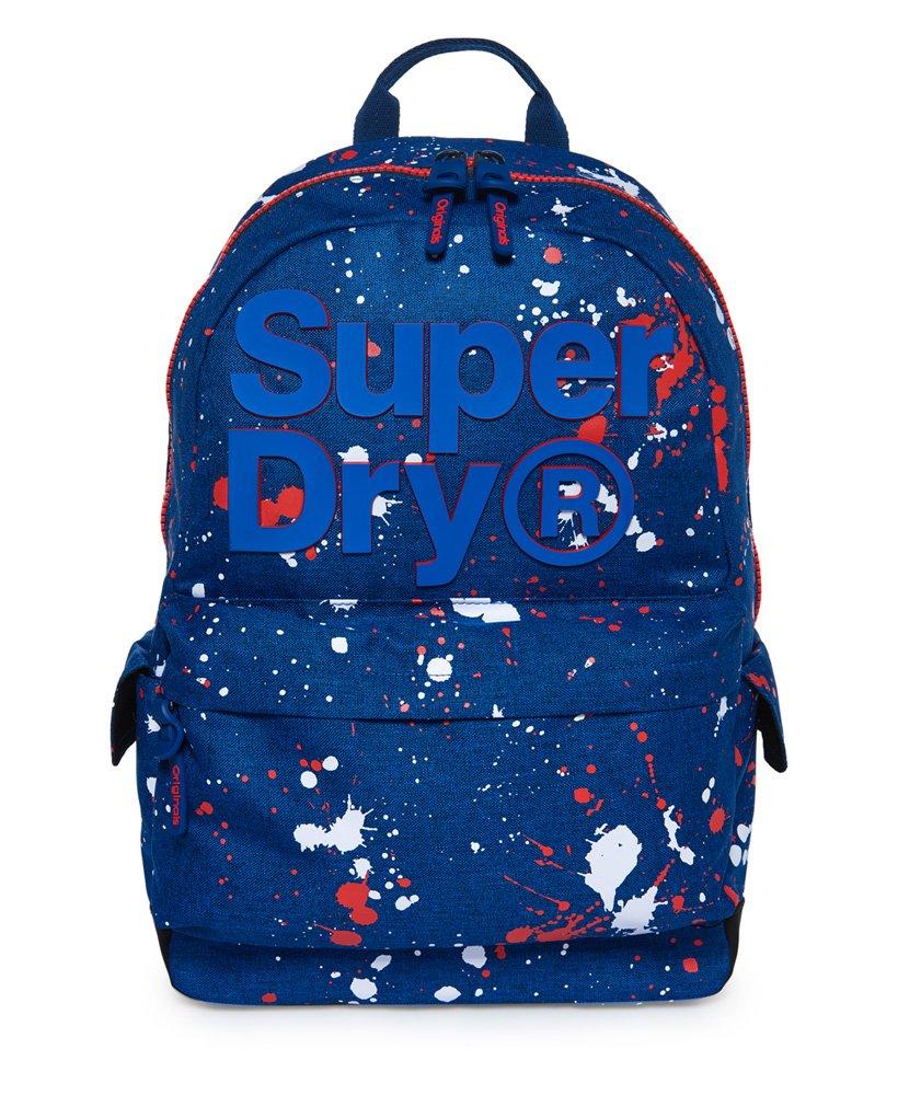 superdry rose gold splatter backpack