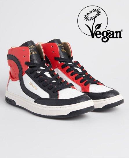 Superdry Vegan Basket Lux Trainers in Red (White) for Men - Lyst