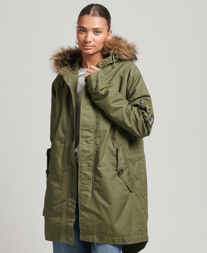 Superdry Oversized Service Parka Coat 