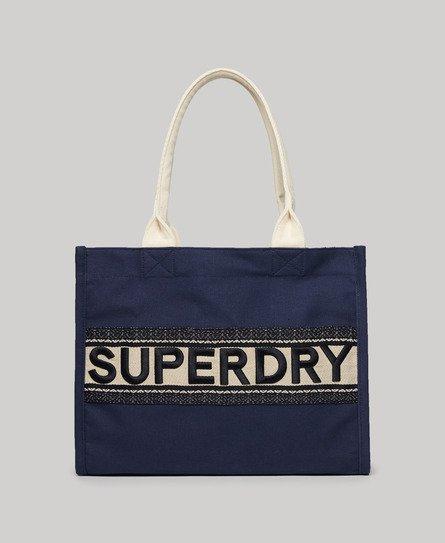 Superdry Luxe Tote Bag in Blue | Lyst