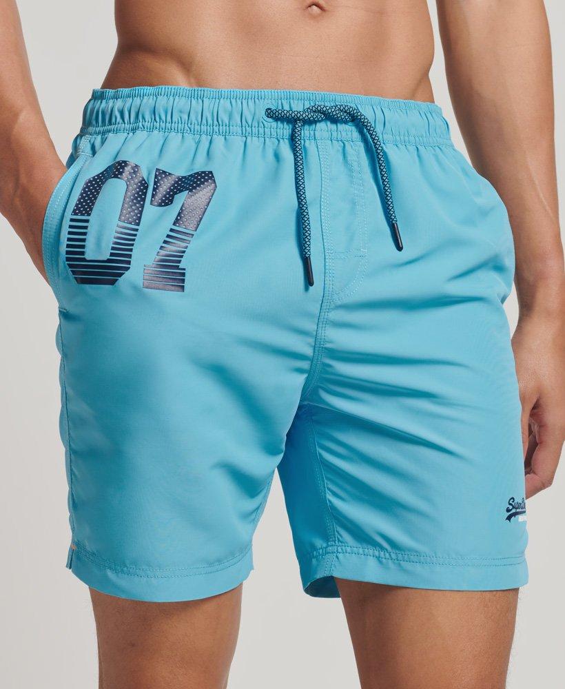 Superdry Waterpolo Swim Shorts Light Blue for Men | Lyst
