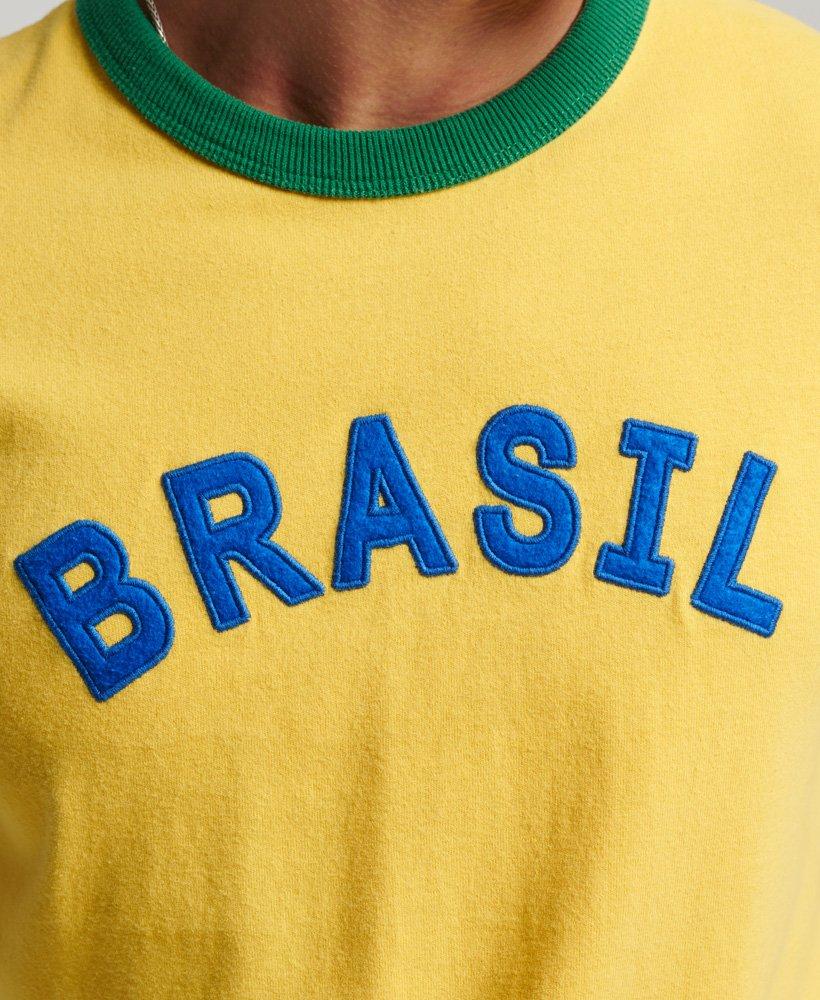 Women's - Ringspun Football Brazil Matchday Cap T-Shirt in Springs