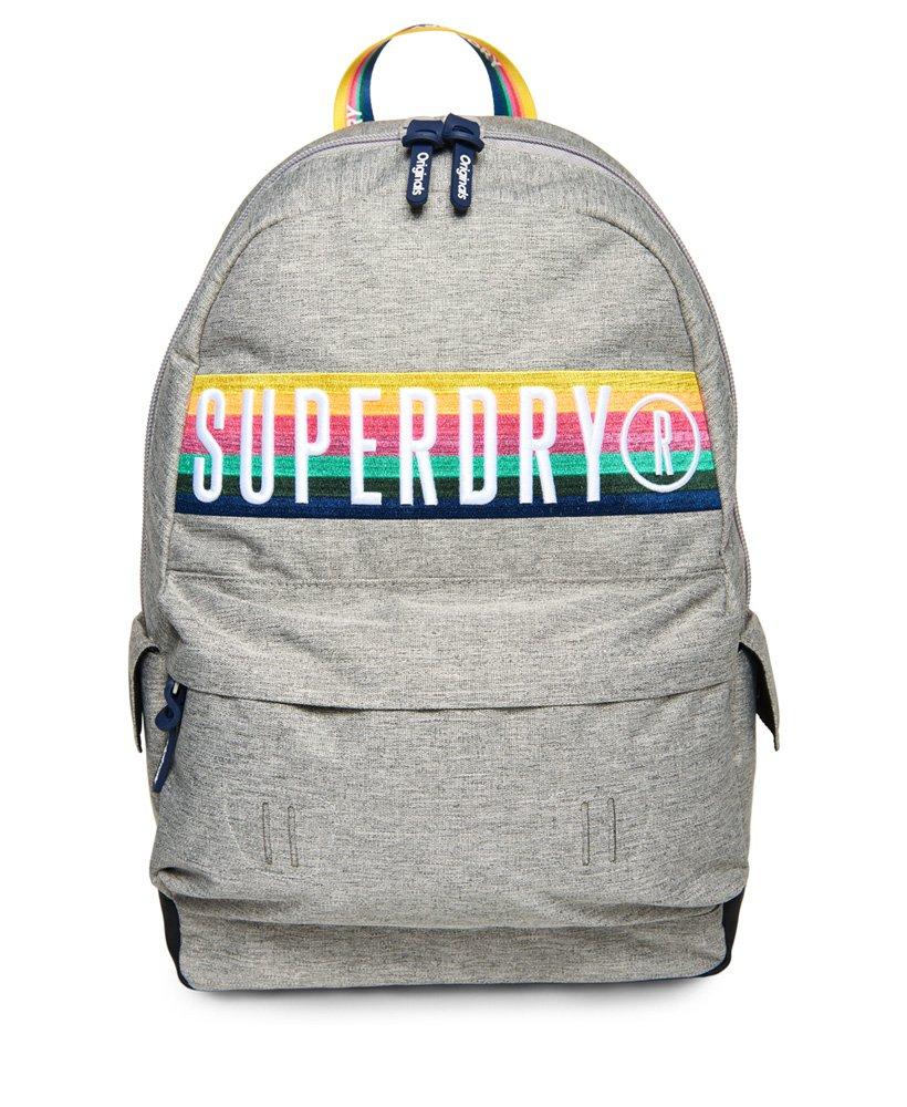 superdry grey backpack