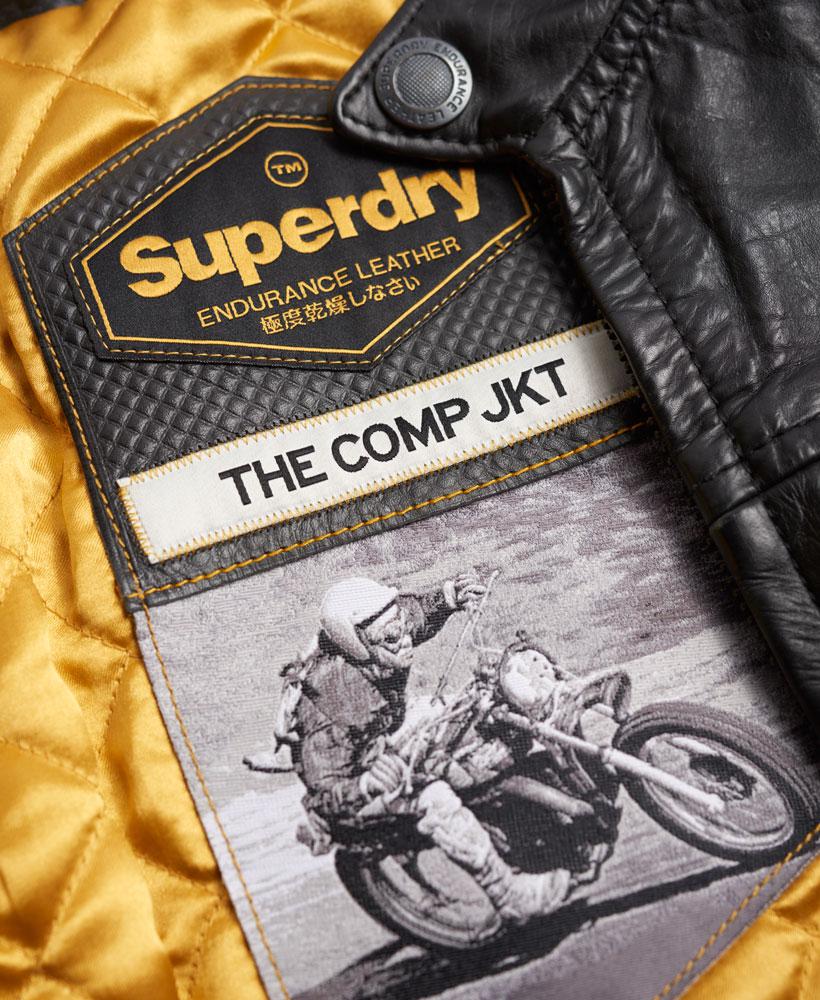 superdry endurance leather jacket