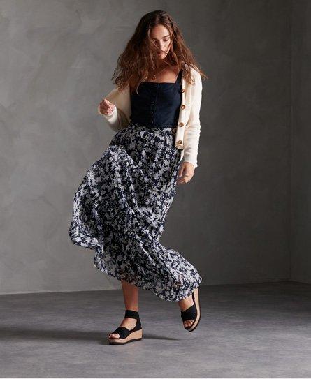 Superdry margaux maxi skirt Clearance