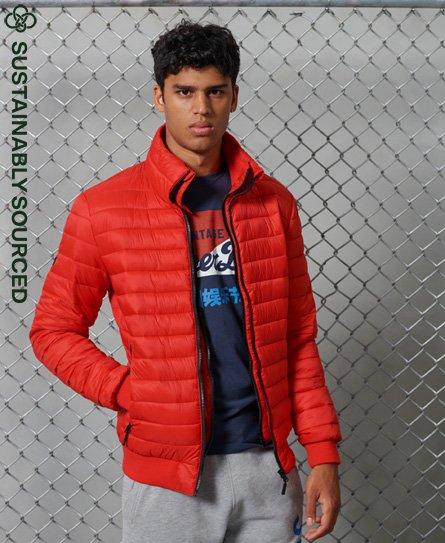 Superdry Synthetic Fuji Bomber Jacket in Red for Men | Lyst