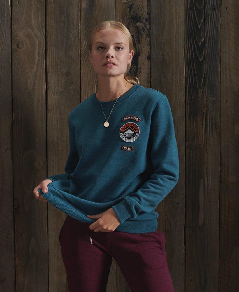 Superdry Limited Edition Standard Patch Crew Sweatshirt Blue | Lyst