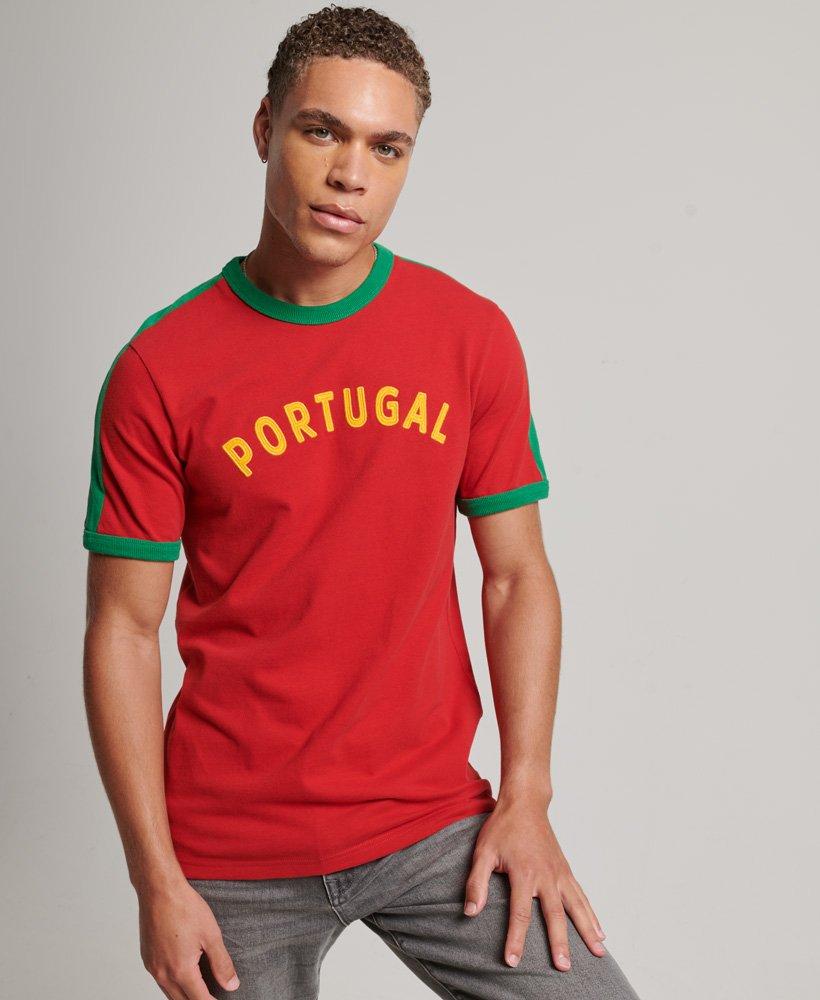 Superdry Ringspun Football Portugal Matchday T-shirt Red for Men | Lyst