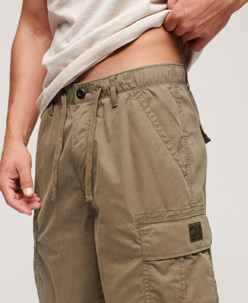 for | Men Pants Natural Lyst Cotton Cargo Parachute Vintage in Organic Superdry