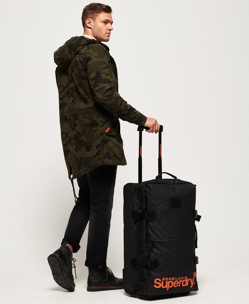 Superdry Travel Range Large Check In Suitcase in Black for Men | Lyst