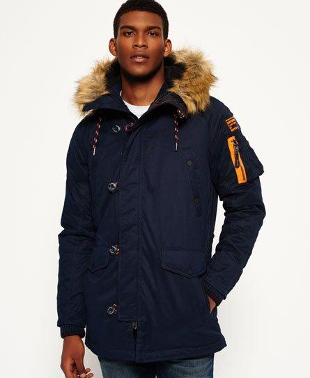 superdry parka microfibre