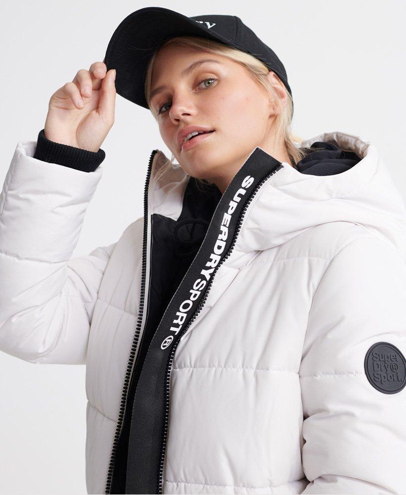 Superdry Ion Padded Coat White | Lyst