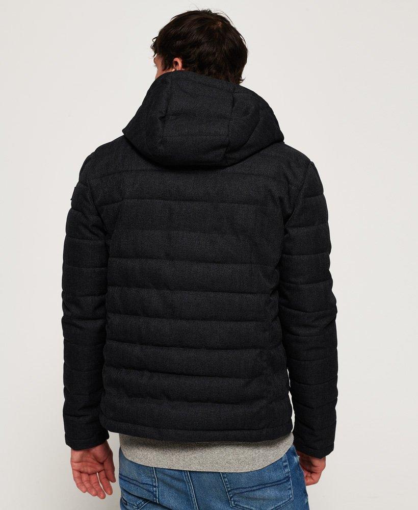 double zip tweed fuji jacket