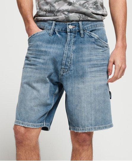 Superdry Earl Worker Shorts in Blue for 