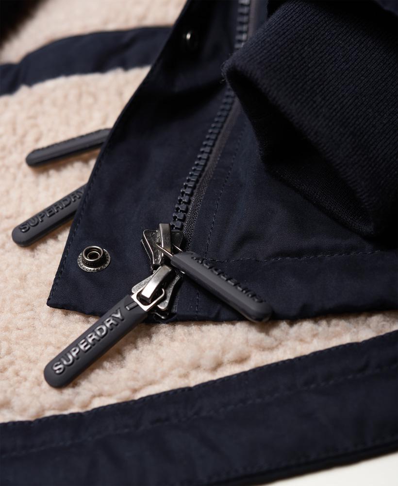 Womens Boxy Snorkle Hooded SD-Wind Parka Jacket Super Dark Navy Superdry