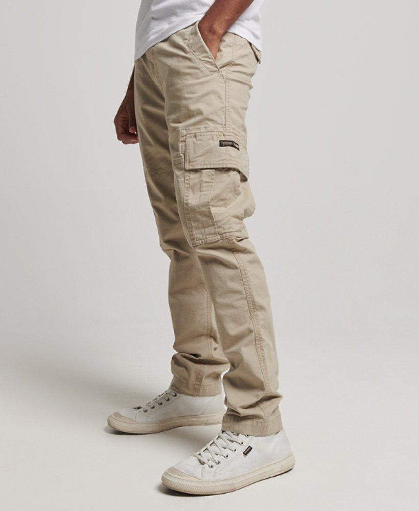 Superdry Organic Cotton Core Cargo Pants Cream in Natural for Men Lyst