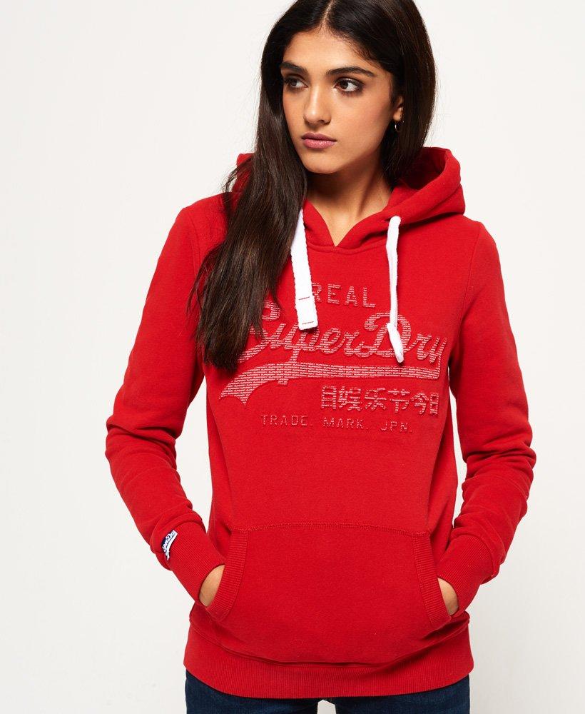 Superdry Cotton Vintage Logo Emboss Entry Hood in Red - Lyst