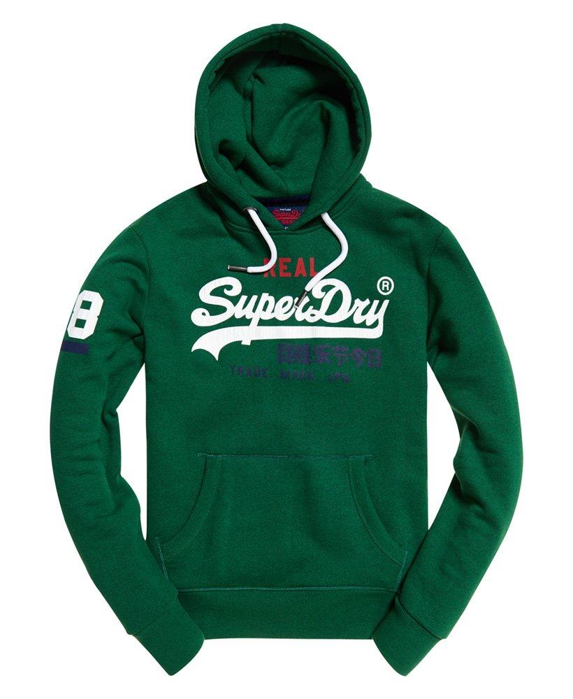 vintage logo tri hoodie
