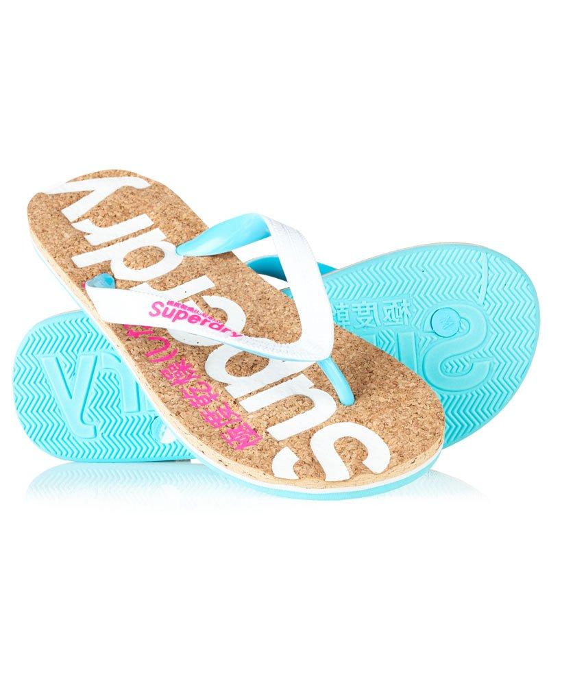 superdry white flip flops