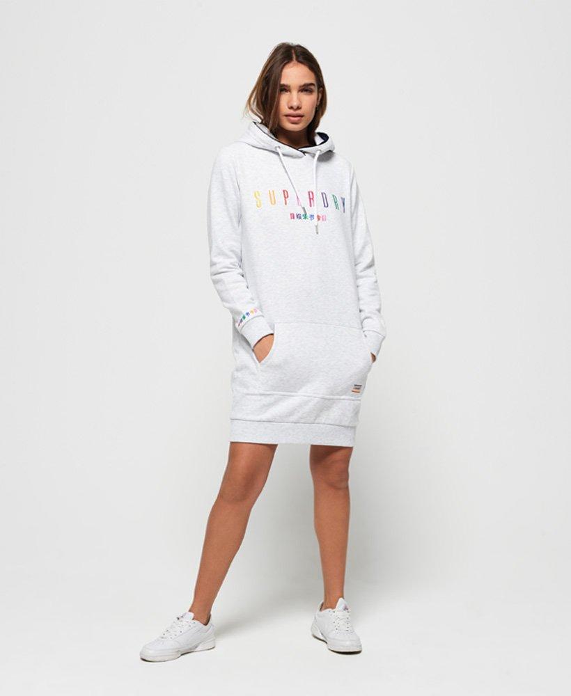 superdry rainbow tape sweat dress