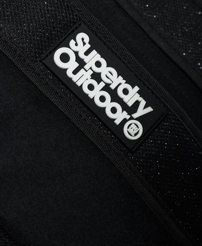 superdry black glitter backpack