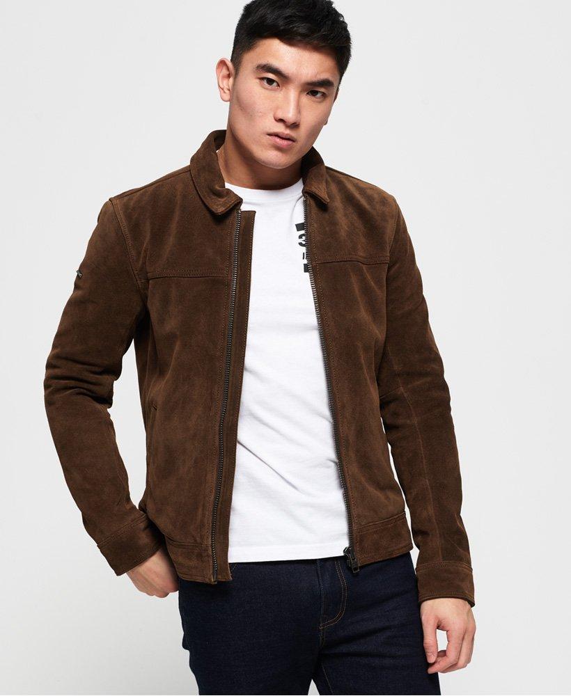 superdry curtis leather jacket