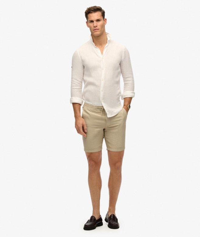 Linen Shorts for Men Lyst UK