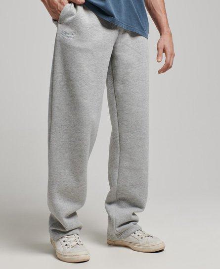 Superdry Organic Cotton Vintage Logo Straight joggers in Gray for Men | Lyst