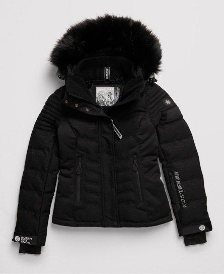 Superdry Luxe Snow Puffer Jacket in Black - Lyst
