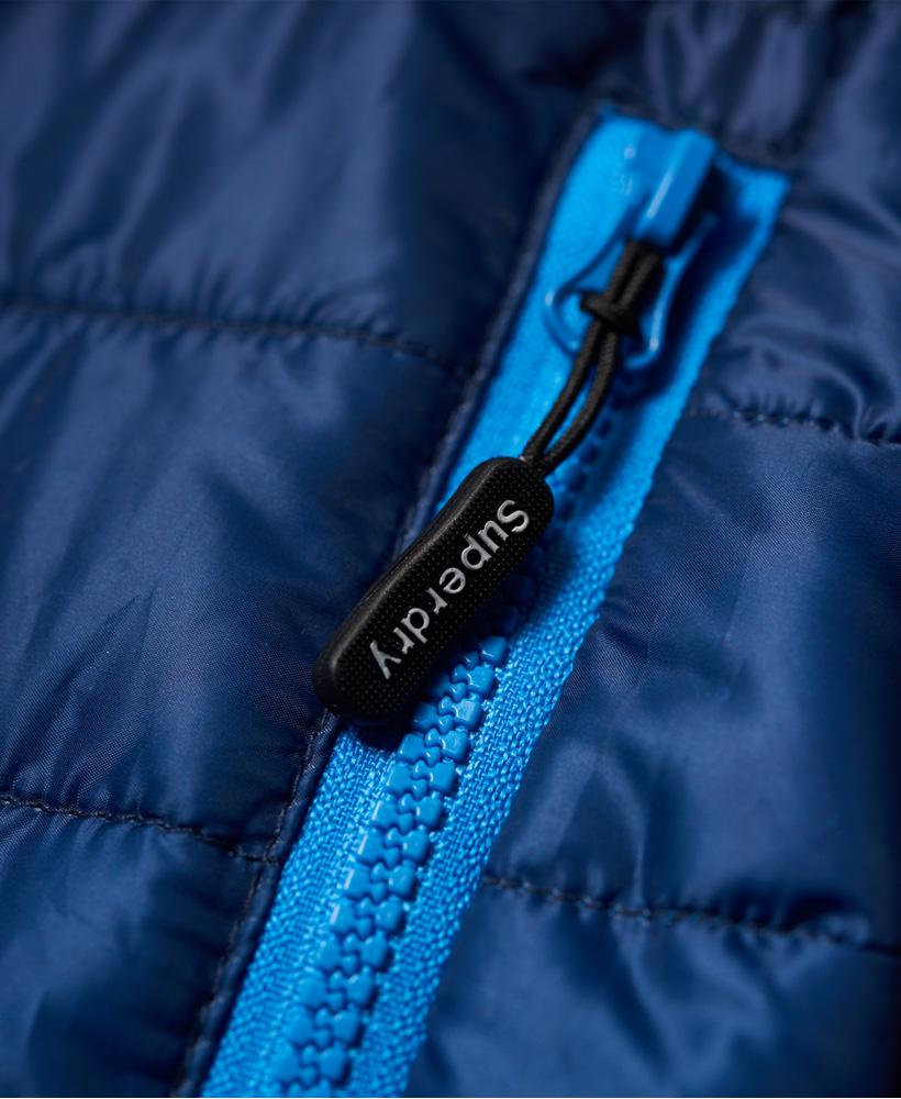 superdry power fade jacket blue