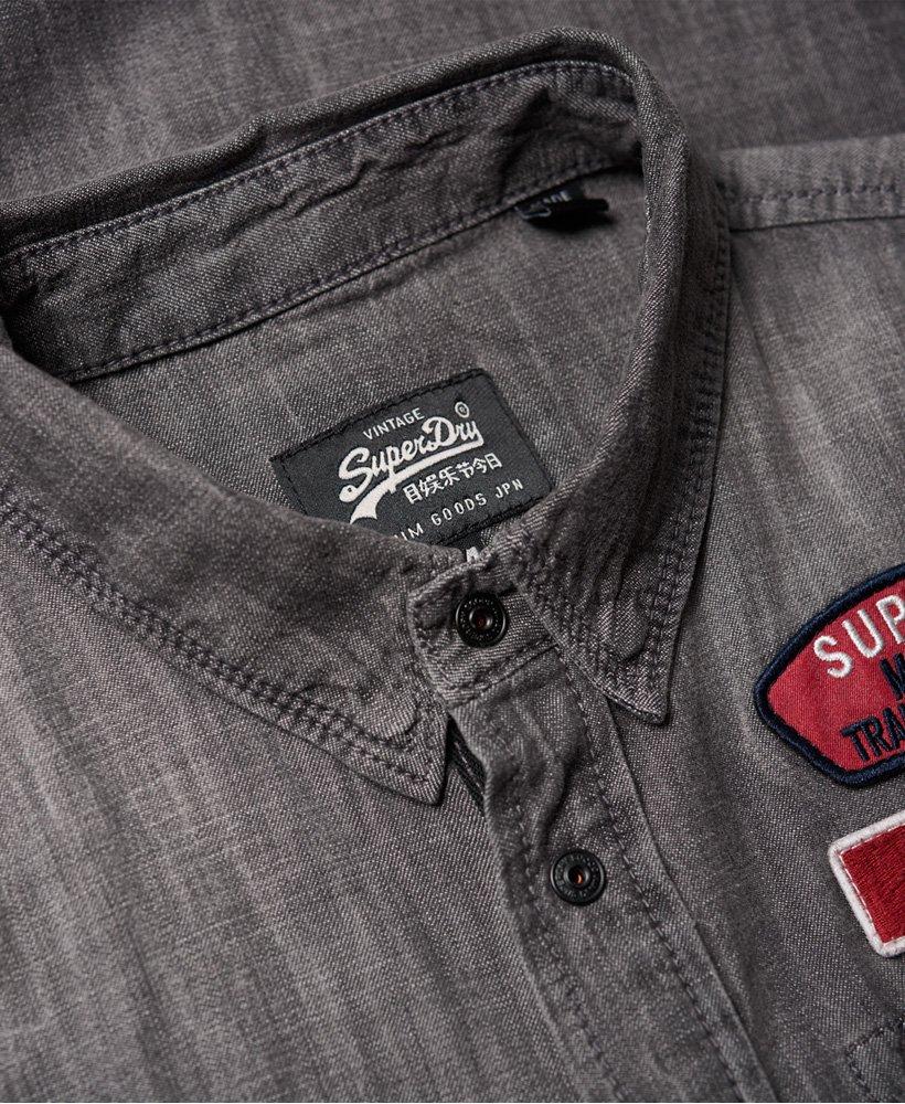 superdry dragway patch denim