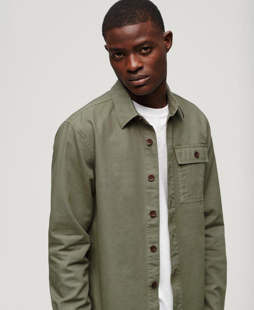 Superdry Military Overshirt in Green for Men | Lyst