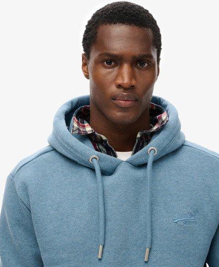 Superdry Organic Cotton Essential Logo Hoodie Light in Blue for Men Lyst UK