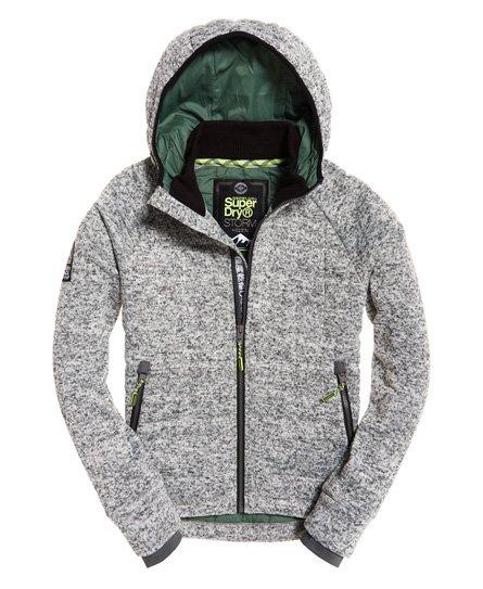 storm quilted zip hoodie