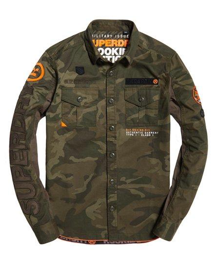 Superdry military storm shirt Clearance