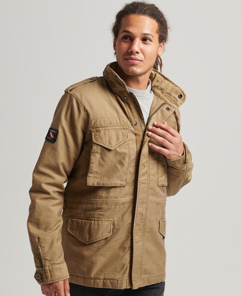 Veste militaire à doublure en peau lainée M65 Field Superdry pour homme en  coloris Marron | Lyst