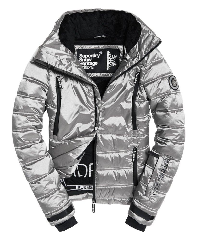 silver superdry jacket