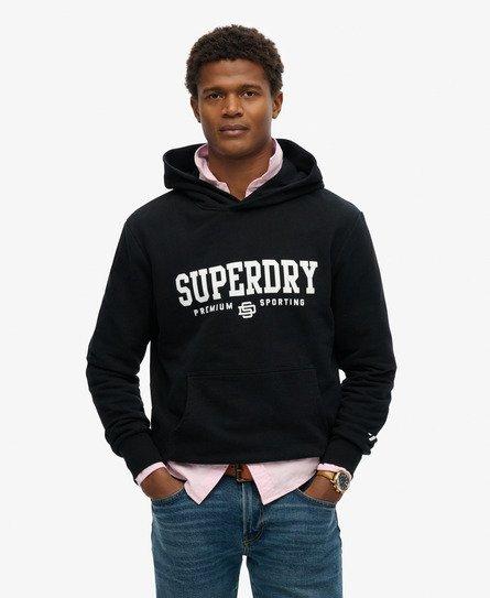 Superdry black sweatshirt hotsell