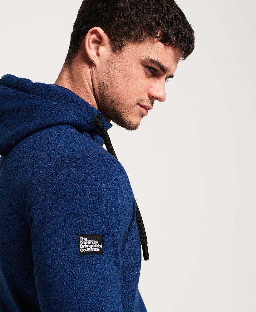 orange label urban flash half zip hoodie