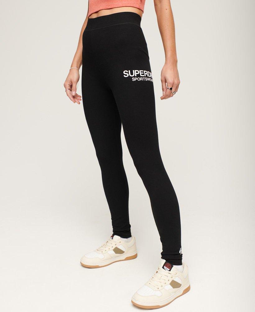 Superdry Core Sports High Waisted Leggings in Black | Lyst