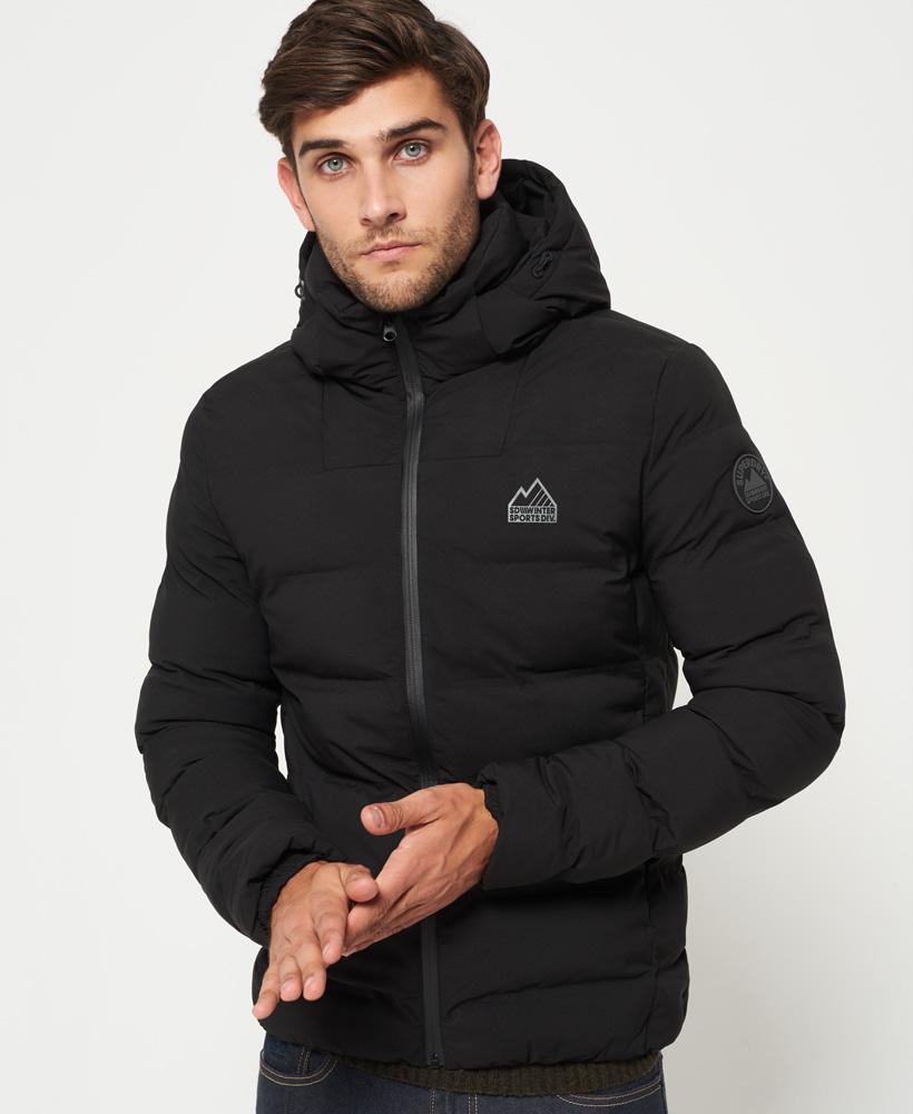 Lyst - Superdry Echo Quilt Puffer Jacket in Black for Men