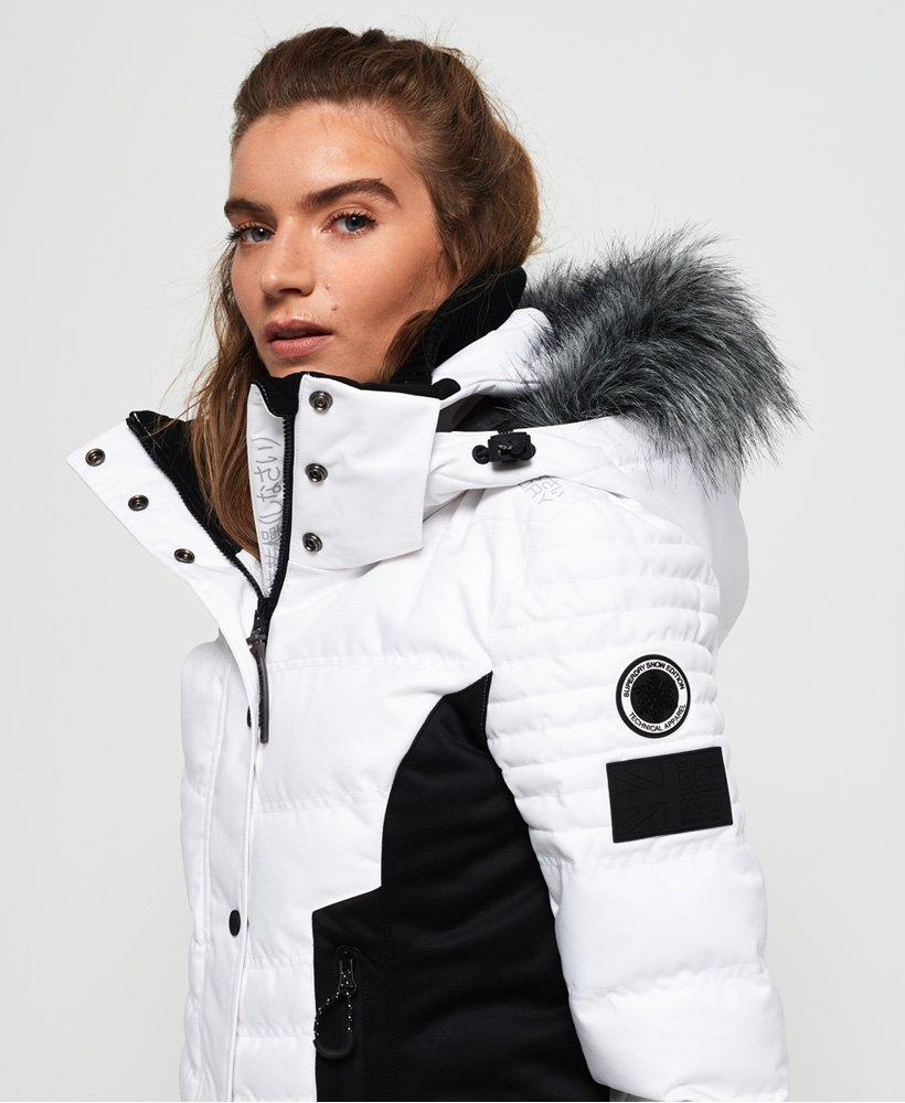 Superdry Luxe Snow Puffer Jacket White | Lyst