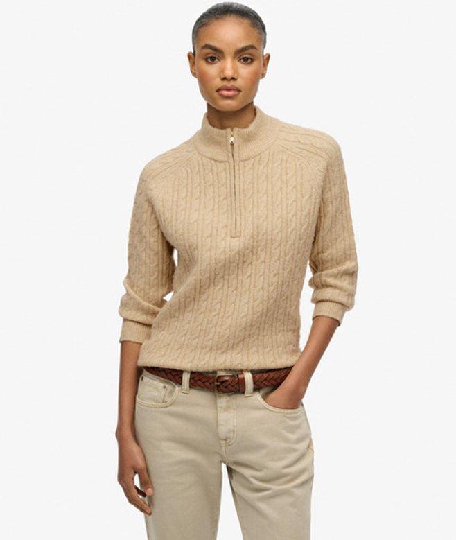 Pulls à col roulé Superdry pour femme Réductions en ligne jusqu