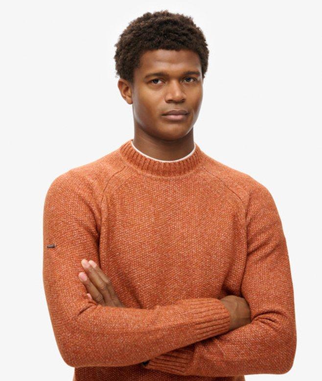 Superdry Chunky Raglan Jumper in Red for Men Lyst UK