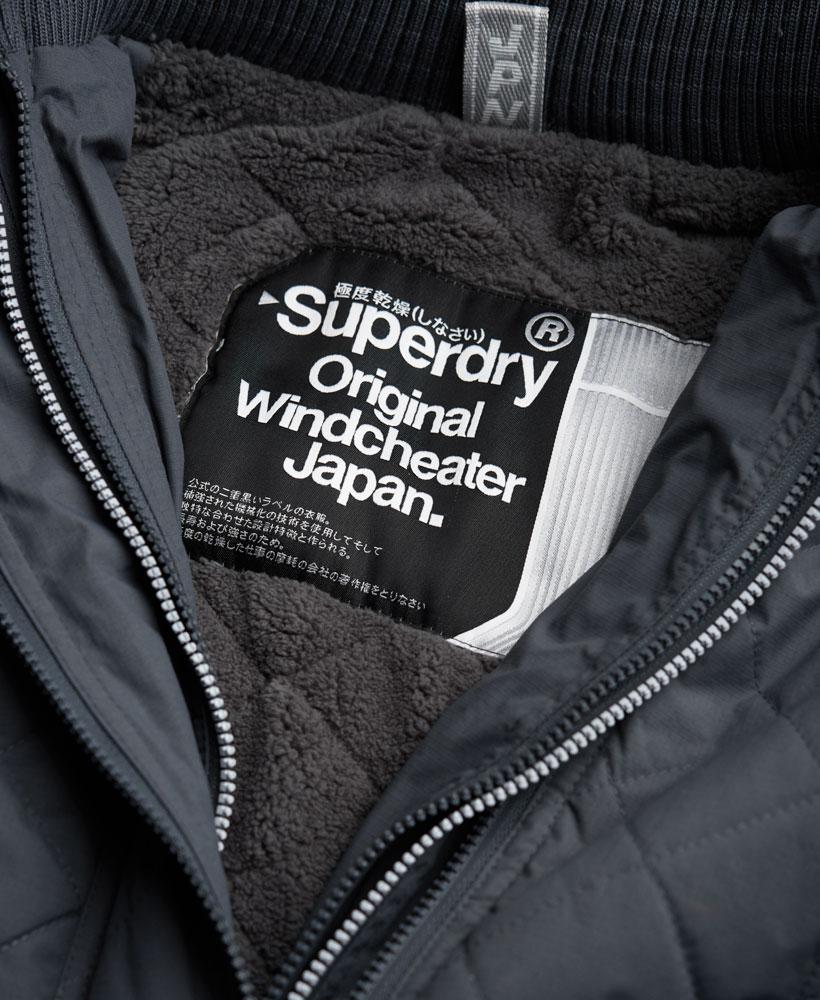 Superdry Hooded Sherpa Quilted Sd-windcheater Jacket in Dark Grey (Gray) -  Lyst