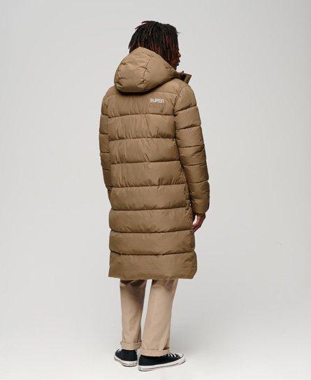 Lacoste live sand longline puffer jacket 2025