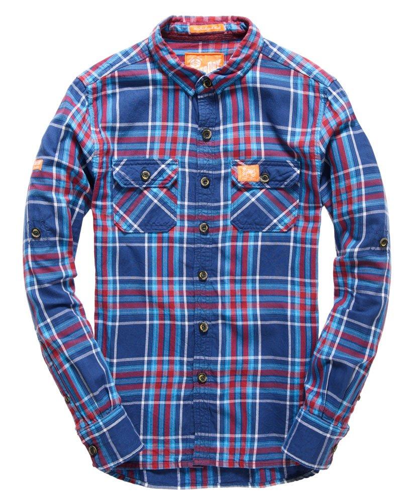 Superdry Lumberjack Twill Shirt Blue for Men | Lyst